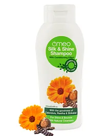 Omeo Silk and Shine Shampoo with Calendula Reetha Shikakai Conditioning Effect - 250 ml