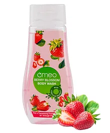 Omeo Berry Blossom Strawberry Body Wash Shower Gel - 200ml