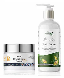 The Beauty Sailor Avocado Body Lotion and Skin Brightening Cream - 300 ml  50 gm