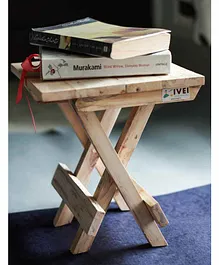 IVEI Wooden Portable Folding Small Table - Brown