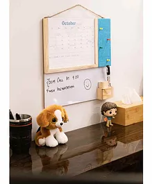 IVEI Planner With Pin Board and Whiteboard - Multicolor