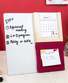 IVEI Warli Utility Pen Stand with Calendar - Violet