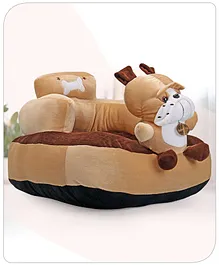 Babyhug Sofa Chair Dog Themed - Brown