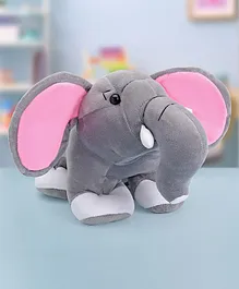Babyhug Baby Elephant Soft Toy Grey - Height 23 cm