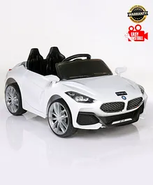 Babyhug Battery Operated Ride On Car With Light And Music - White