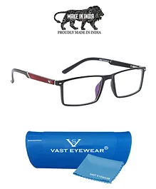 Vast Cateye Style Blue Ray & UV Protection Glasses - Red