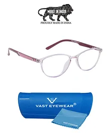 Vast Cateye Style Blue Ray & UV Protection Glasses - Pink 