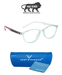Vast Cateye Style Blue Ray and UV Protection Glasses - Blue 