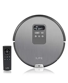 iLife Robotic Vacuum Cleaner with Digital Display - Grey