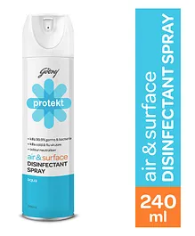 Godrej Protekt Air and Surface Disinfectant Spray Aqua - 240ml