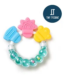 Tiny Tycoonz Silicone Teether - Green