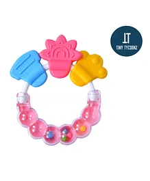 Tiny Tycoonz Silicone Teether - Pink
