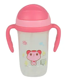 Tiny Tycoonz Spout Sipper Cup with Twin Handle Pink - 350 ml