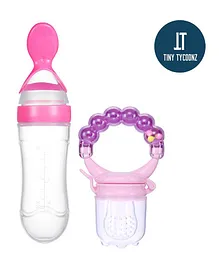 Tiny Tycoonz Fruit And Food Nibbler & Feeder - Pink