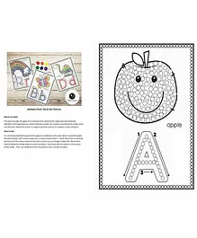 ilearnngrow A to Z Dab Words Capital Letters Sheet - Multicolor