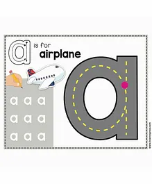 ilearnngrow A to Z Small Letter Words Sheets - Grey