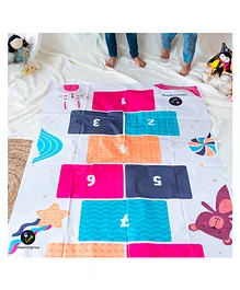 ilearnngrow Hop Scotch Play Mat - Multicolor