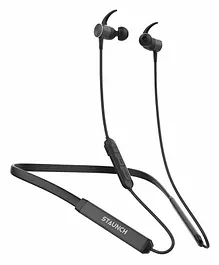 Staunch Flex 300 in Ear Bluetooth Wireless Neckband Powerful Bass IPX5 Sweat-Resistant With Magnetic Neckband - Black