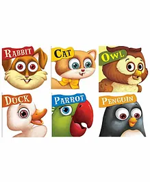 Cut Out Animal & Birds Board Book Set of 6 - English