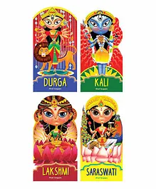 Cut Out Story Books : Goddesses- Durga Kali Lakshmi Saraswati Set of 4 Books - English