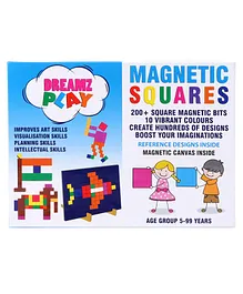 Dreamz Play Magnetic Square Board Puzzle Multicolour - 200+ pieces