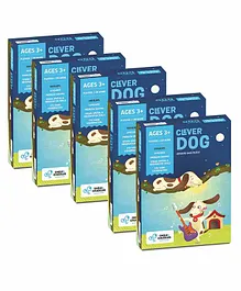 Chalk And Chuckles Clever Dog Matching Puzzle Pack of 5 - Multiclor