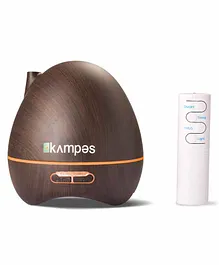 Kampes Cool Mist Aroma Diffuser & Humidifier With Remote - Brown
