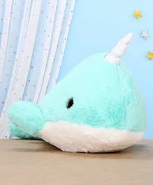 Mirada Plush Whale Soft Toy Blue - Height 40 cm