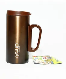 Youp Thermosteel Metallic Coffee Mug Brown - 250 ml