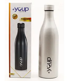 Youp Thermosteel Water Bottle Silver - 1 Litre