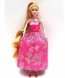 Muren Alia Doll with Long Hair Pink - Height 27 cm