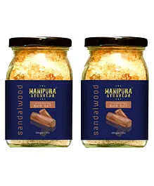 Manipura Ayurveda Eucalyptus Bath Salt Pack of 2 - 200 gm each