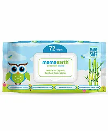 Mama Earth Organic Bamboo Based Wipes - 72 Wipes