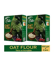 Oateo Marvel Hulk Oats Flour Pack of 2 - 500 gm each