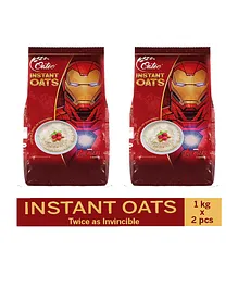 Oateo Marvel Iron Man Instant Oats Pack of 2 - 1 kg each