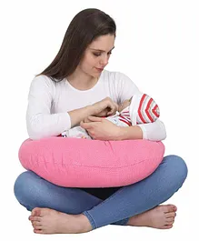 Colorfly Baby Feeding Nursing and Maternity Support Pillow Polka Dot Print - Pink