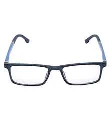 Spiky TR90 Flexible Blue Ray Block Anti Glare Glasses - Black 