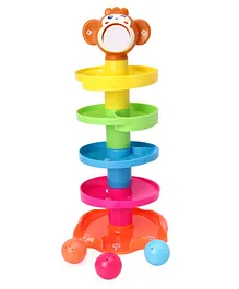 Ramson Roll Ball  Monkey Toy - Multicolor 