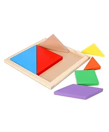 Little Genius Tangram Coloured Multicolour - 7 Pieces