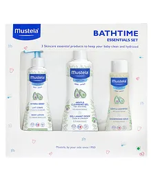 Mustela Bathtime Essential Set White - 3 Pieces