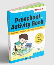 Preschool Activity Books 2 Books in 1 - English