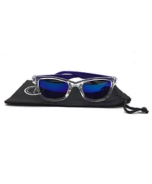 Glucksman Wayfarer Tinted Sunglasses With Case  - Violet