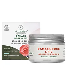 Juicy Chemistry Organic Blood Orange & Rosehip Lip Scrub - 10 gm