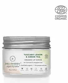 Juicy Chemistry Organic Tuscany Lemon & Green Tea Organic Lip Scrub - 10 gm