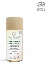 Juicy Chemistry Organic Grapefruit & Patchouli Deodorant Stick - 70 gm