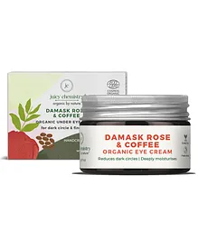 Juicy Chemistry Organic Damask Rose & Coffee Eye Cream - 10 gm
