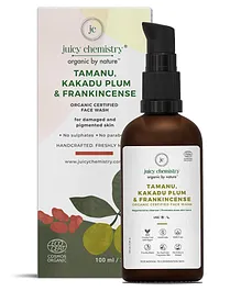 Juicy Chemistry Organic Tamanu Kakadu Plum & Frankincense Face Wash - 100 ml