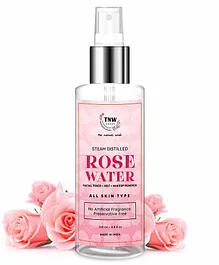 TNW- The Natural Wash Steam Distilled Rose Water Free from Artificial Fragrance & Alcohol - 200 ml