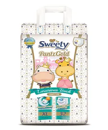 Sweety Pant Style Baby Diaper  XL - 32 Pieces