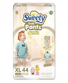 Sweety Pant Style Baby Diaper XL - 44 Pieces